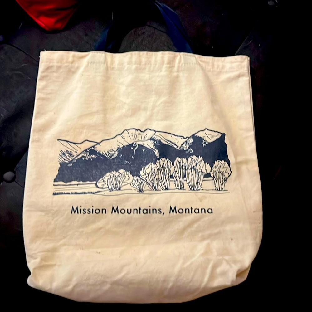 Vintage cotton tote bag from Montana
